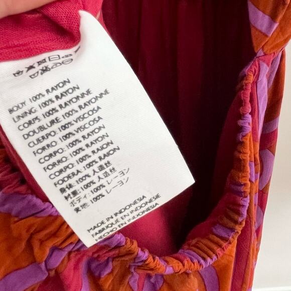 Faithful The Brand Anthropologie Womens Naira Jumpsuit 6 La Condesa Print Pink - Picture 14 of 15